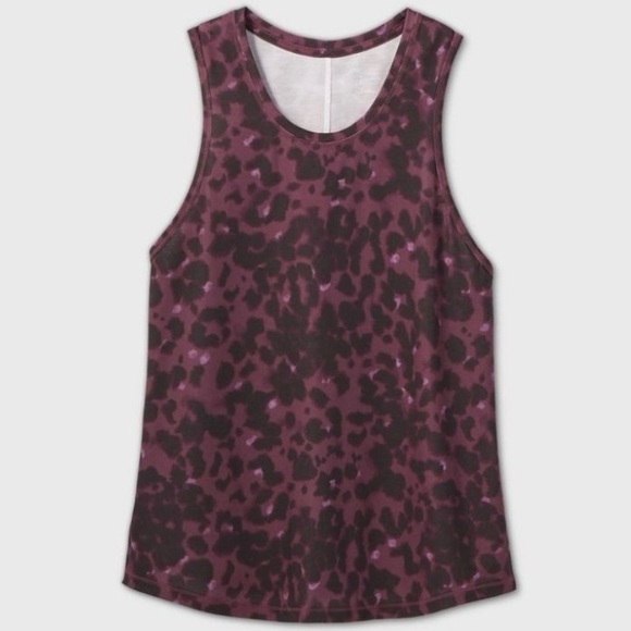 all in motion Tops - All In Motion Leopard Print Active Tank